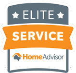 Home Advisor Elite Service Badge awarded to Daltons Sprinkler Drainage and Lighting in Foley Alabama